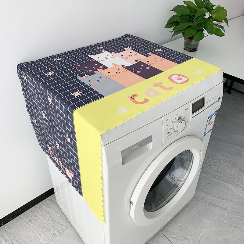 Khăn Vải Chống Nắng Cho Máy Giặt Cửa đơn / Cửa đôi Vải Che Tủ Lạnh Thùng Giặt Khăn Lau Bụi Lò Nướng / Lò Vi Sóng Khăn Che Tủ Lạnh