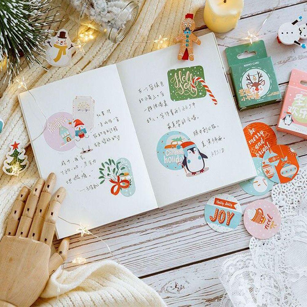 Miếng Dán Trang Trí Hành Lý / Ván Trượt Chống Thấm Nước Họa Tiết Ông Già Noel / Người Tuyết