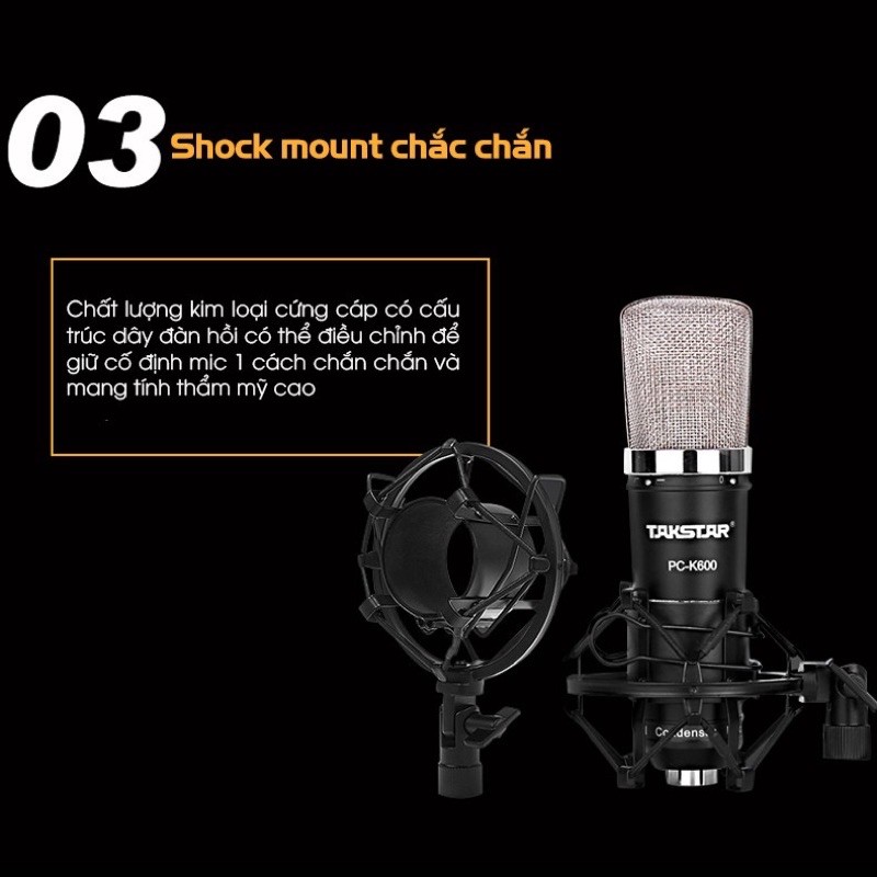 Mic thu âm Livestream cao cấp PC K600 chuyên nghiệp âm thanh cực hay