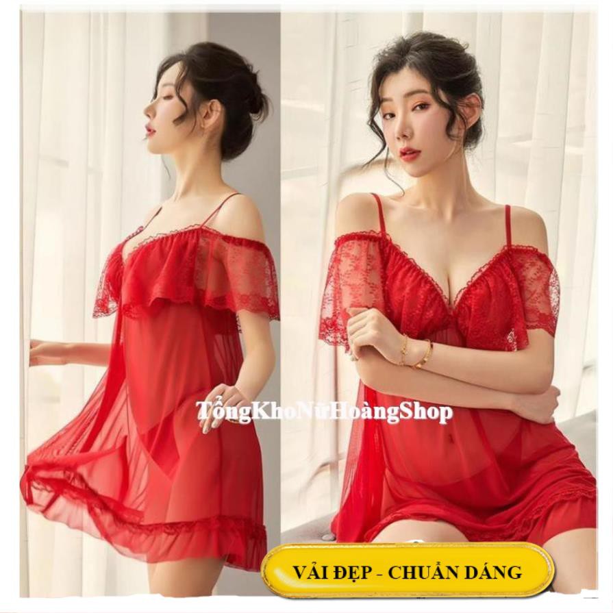 [ Chất Đẹp - Form Chuẩn]❤HOT NHẤT ❤ váy ngủ thun lưới ren -đầm ngủ sexy cao cấp B1040