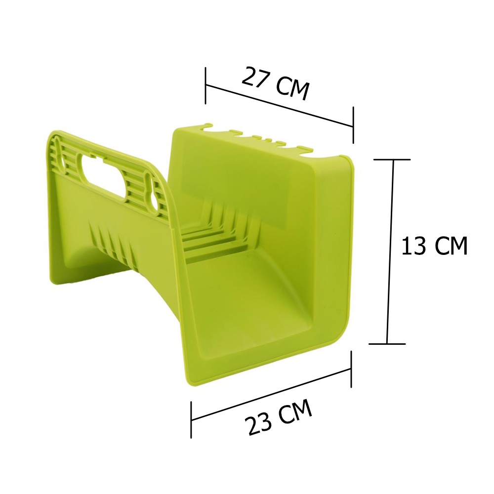 HomeBase SPRING Giá treo ống nước mềm bằng nhựa SPRING Thái Lan DGH2302 W23xD27xH13cm màu xanh lá