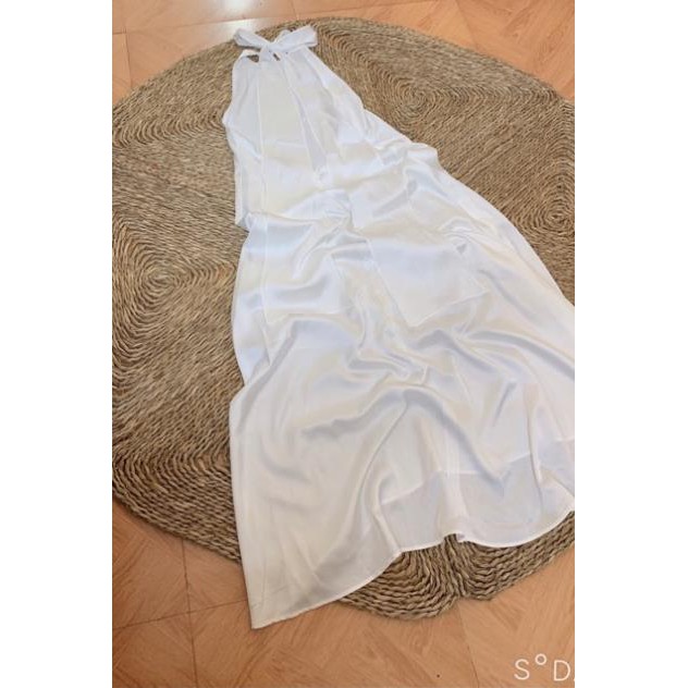 Đầm maxi cổ yếm hở lưng (CÓ ĐỆM NGỰC) hàng 2 lớp loại đẹp chất lụa hàn cao cấp 💕FREESHIP💕 DÂY NƠ TO BẢN | BigBuy360 - bigbuy360.vn