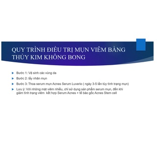 Acnes Serum ! Mụn không bong