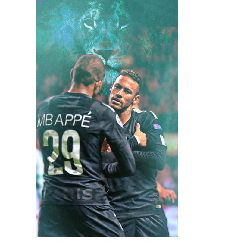 FIFA World Cup Football Soccer Star The Best FIFA Men's Player Luka Modrić Kylian Mbappé Vintage Craft Paper Poster Decorative Wall Sticker 1 pcs