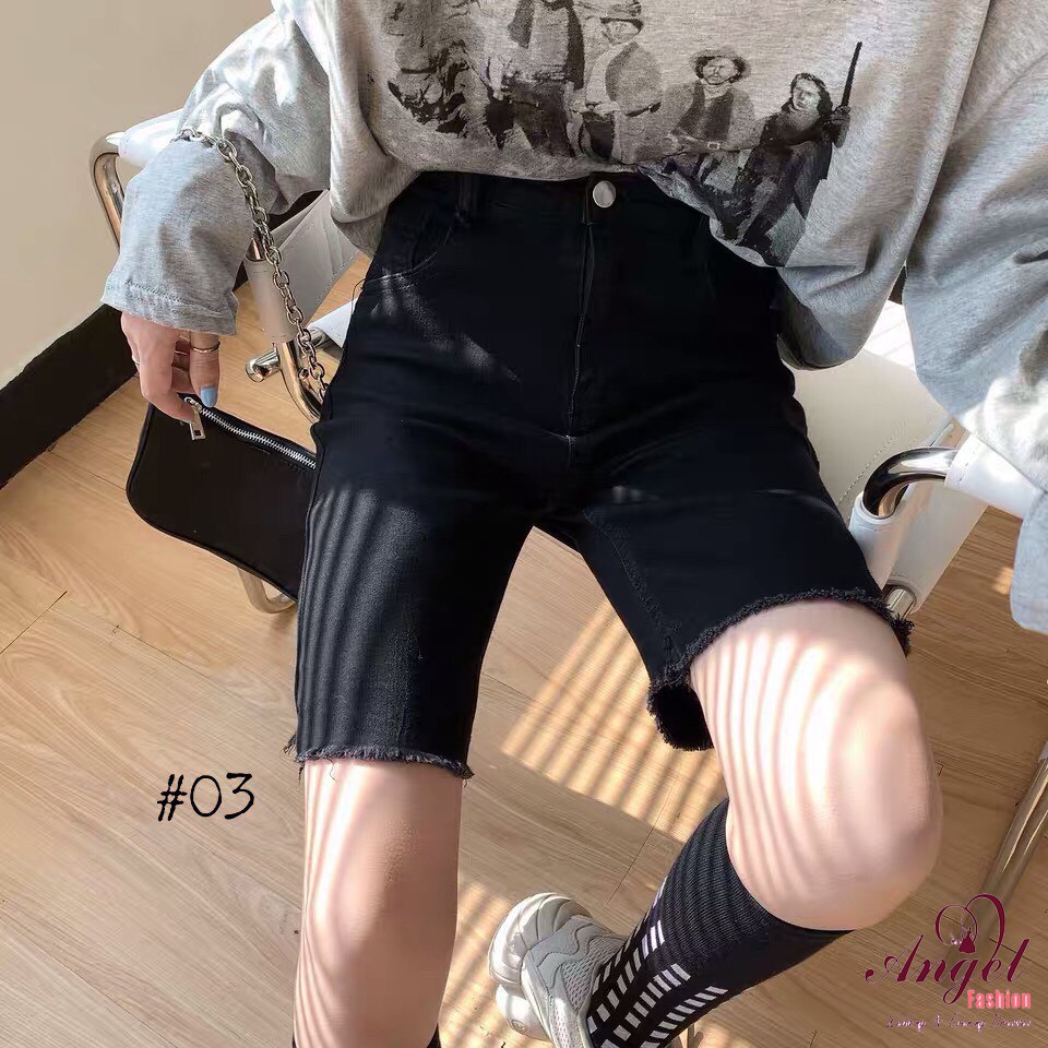 [Freeship] QUẦN SHORT NGỐ NỮ ĐEN CAO CẤP THỜI TRANG NOBLE TN246