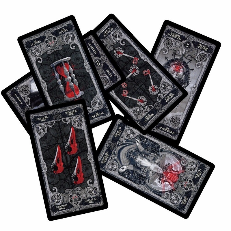 Bộ bài Dark tarot cards English version mysterious divination personal use playing cards game mysterious cards