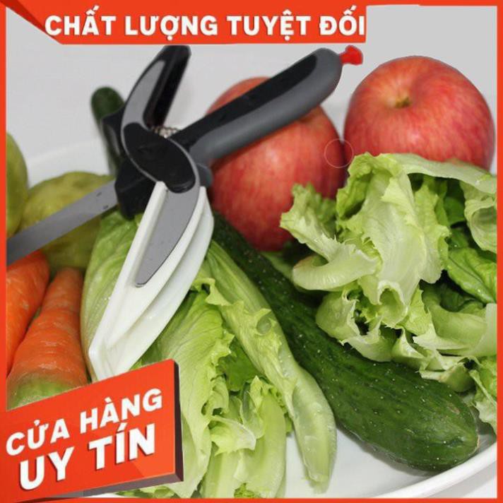 [Hàng loại 1] Kéo cắt rau củ quả đa năng, kéo nhà bếp tiện lợi 2in1