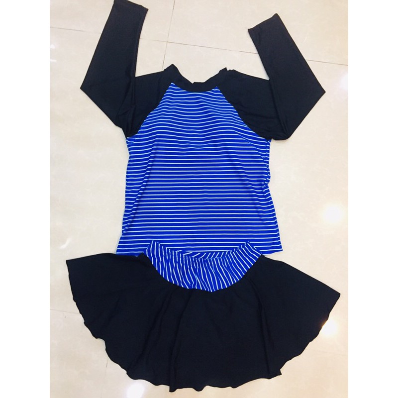 áo tắm dài tay mix chân váy size xxl | BigBuy360 - bigbuy360.vn