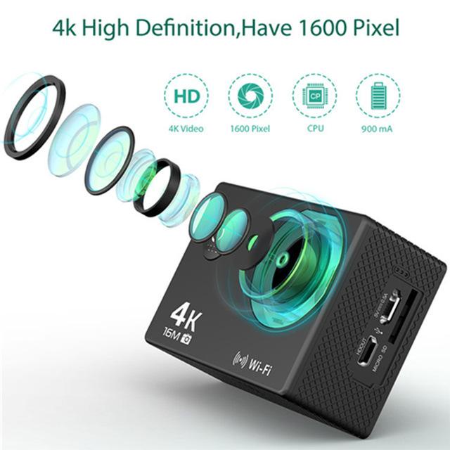 Camera Hành Trình Eken H9R Full Hd 4K Có Wifi Cao Cấp Tiện Lợi Hình Ảnh Chân Thực Độ Nét Cao Chống Rung 100%,