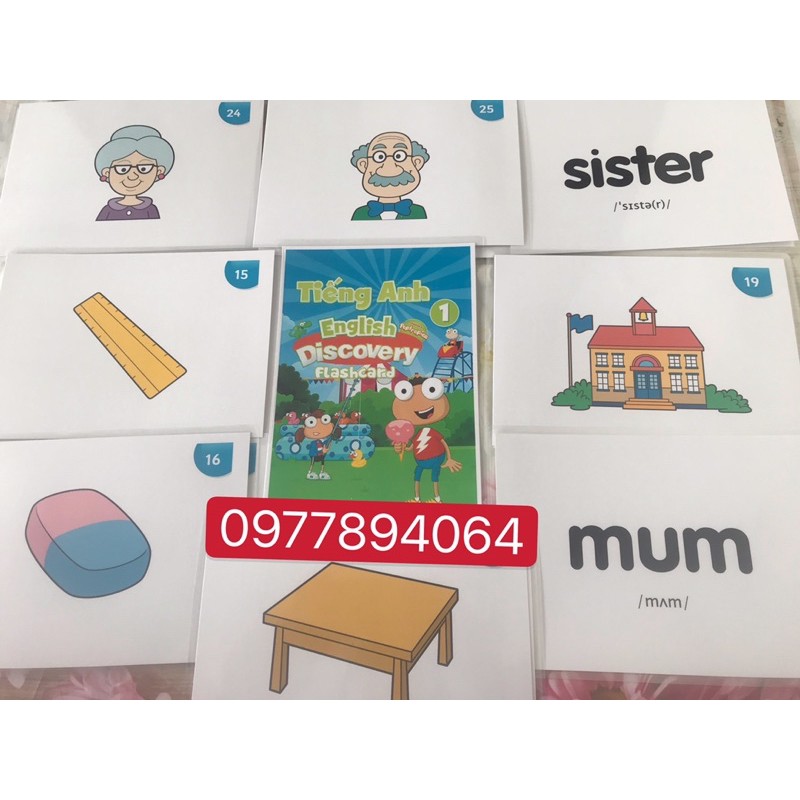 Flashcards Tiếng Anh lớp 1 mới nhất 2020☘️Engish Discovery☘️Giáo cụ cần thiết cho giáo viên❤️