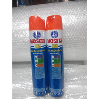 Mosfly AIK bình xịt côn trùng hương cam chanh 600ml.