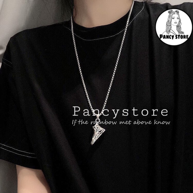 dây chuyền vòng cổ titan thể thao mặt chiếc giày cá tính