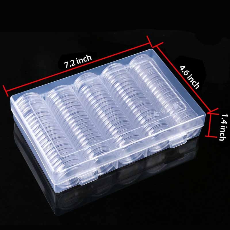 Hộp Đựng Tiền Xu Sưu Tầm 19 / 20 / 22.25 / 25 / 27 / 30mm