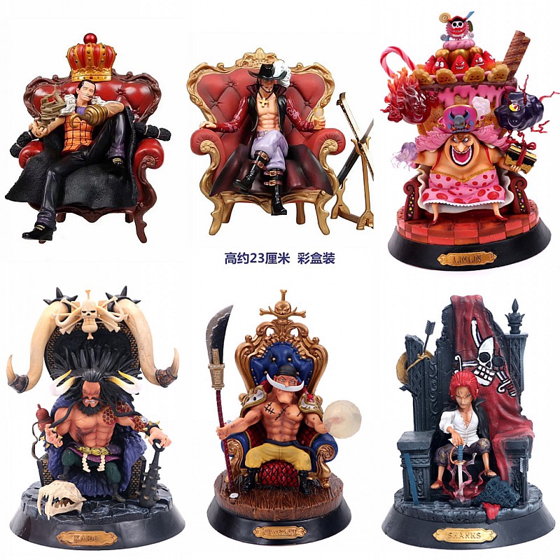 Mô hình Figure One piece Râu trắng Big mom Shank Kaido Mihawk Crocodile Luffy Ace Boa Law Nami Zoro Doflamingo - Kunder