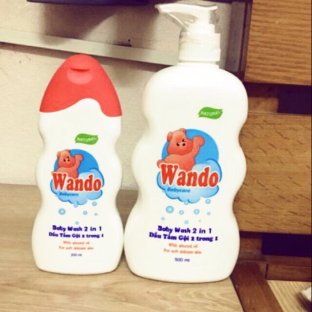 Sữa tắm Wando 2in1 dành cho mẹ và bé