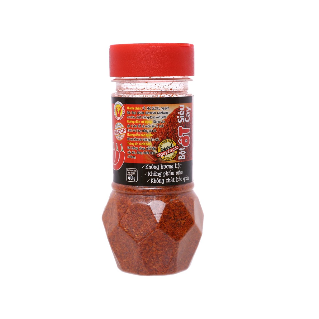 Bột ớt siêu cay Ông Chà Và hũ 40g