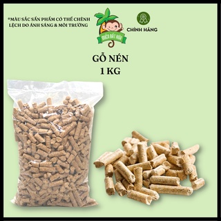 Lót chuồng Hamster - Gỗ nén lót chuồng siêu thấm hút 1kg cho hamster, thỏ, bọ, nhím, mèo...