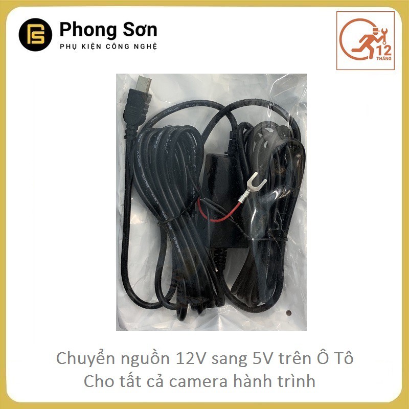 Adapter chuyển đổi điện 12v 24V sang 5V Cho camera hành trình trên ô tô ( BH 3 Tháng) | BigBuy360 - bigbuy360.vn