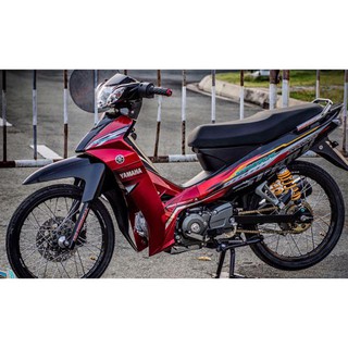 Tem Spark Sirius đỏ đen rời màu cực bền