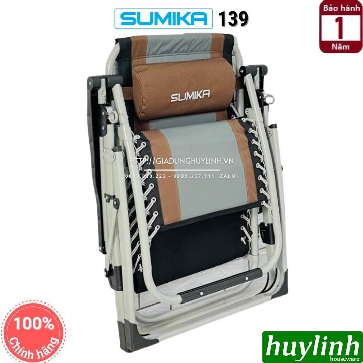 Ghế xếp gấp thư giãn Sumika 139 - 189x67cm - Tải trọng 300kg