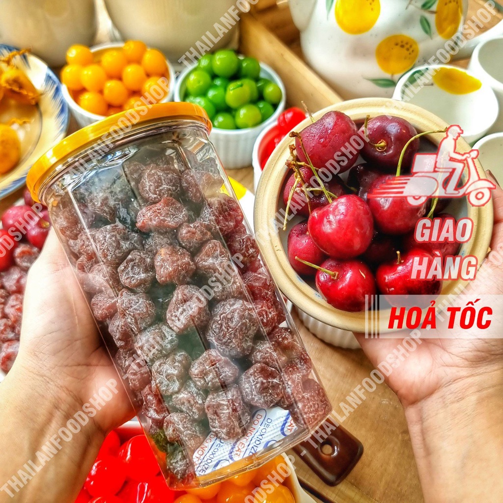 Cherry Sấy Ô Mai ( Hàng Nhập Khẩu Thái Lan ) - Lon 500gram