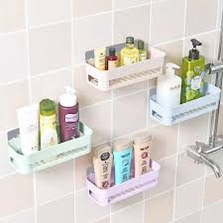 Kệ nhựa dán tường nhà tắm đa năng