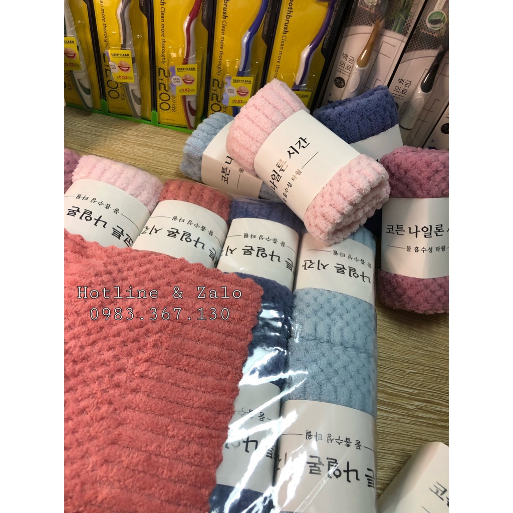 10 Chiếc Khăn Mặt Hàn Quốc 50x35cm