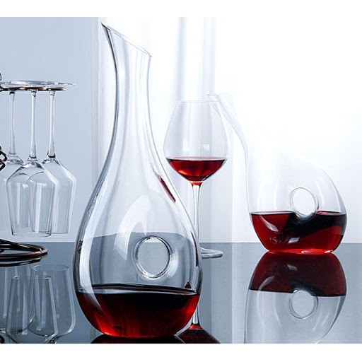 [Giá xưởng] Bình thở rượu rót chiết rượu vang thủy tinh pha lê Decanter dáng ốc sên thổi thủ công dày dặn 1500ml Loại 1