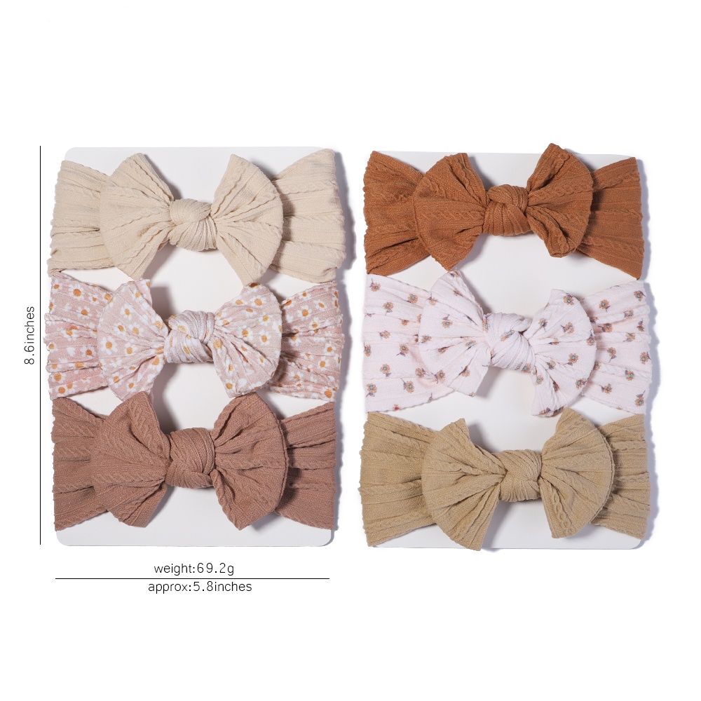 Set 3 băng đô vải KIDSBOWS xinh xắn cho bé gái