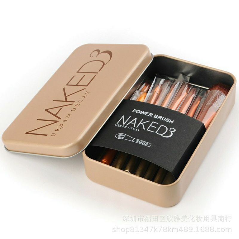 Bộ cọ trang điểm NAKED3