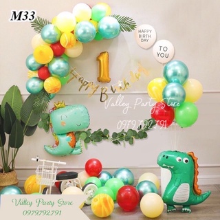Set bóng trang trí sinh nhật khủng long