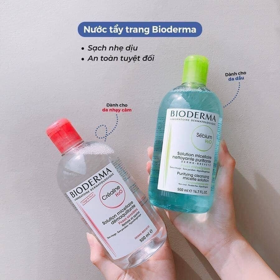 Nước Tẩy Trang Dành Cho Da Nhạy Cảm BIO derma Sensibio H20