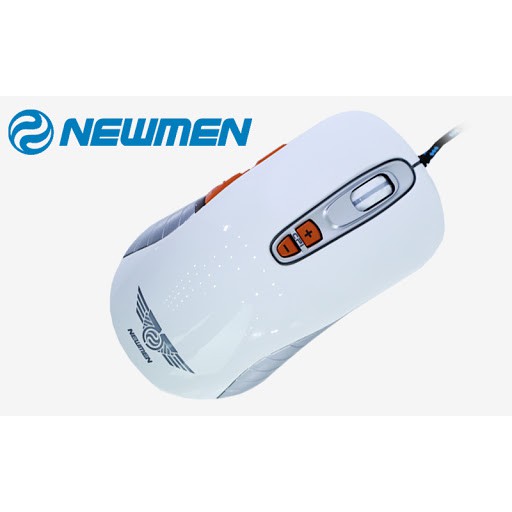 Chuột Chơi Game Có Dây Newmen GX1 Plus 500-4000DPI LED 6 Nút - Hàng Chính Hãng - Bảo hành 24 tháng