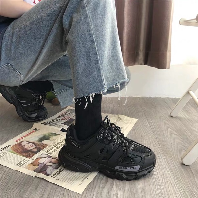 Giày sneakers buộc dây dành cho nam nư dáng BLCG Style