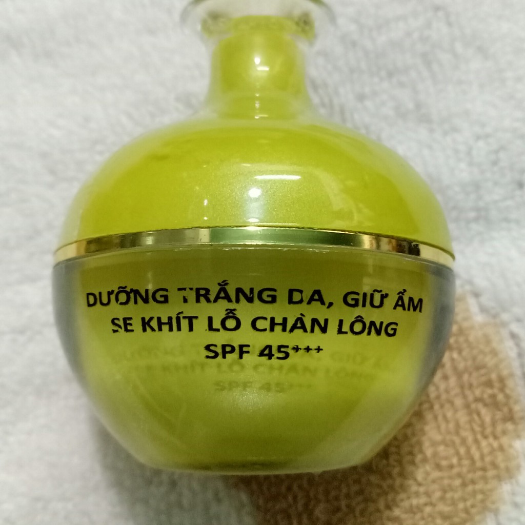 KEM DƯỠNG TRẮNG DA,GIỮ ẨM SE KHÍT LỖ CHÂN LÔNG MIỀN THẢO MỘC 10g
