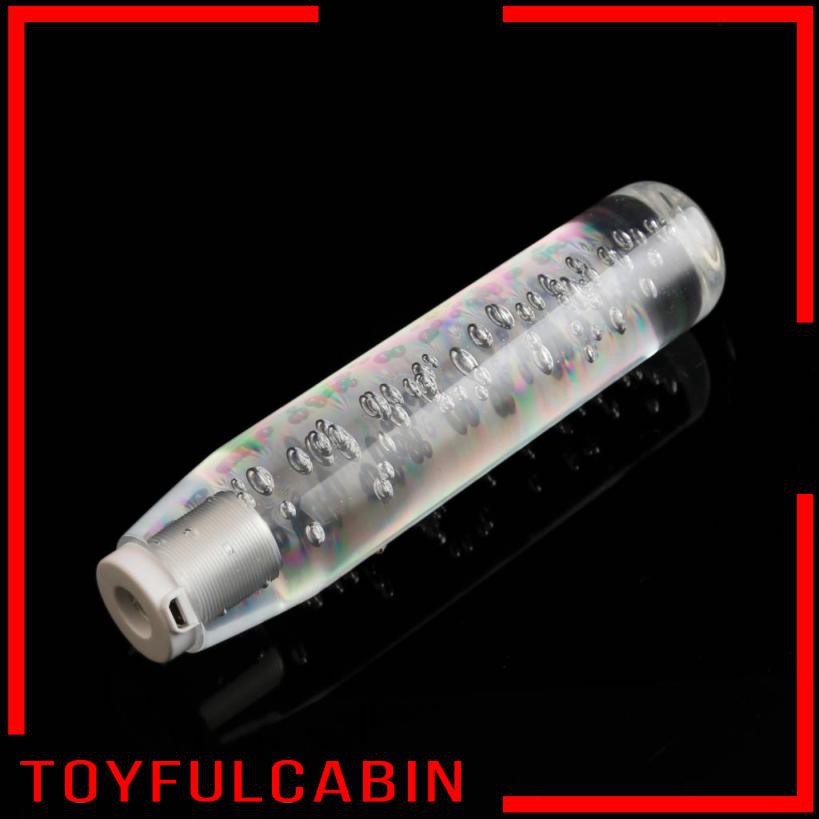 Núm Gạt Cần Số Xe Hơi Có Đèn LED Hình Bong Bóng Pha Lê Thông Dụng 25cm