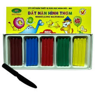 Combo 10 Hộp đất nặn MIC đủ 5 màu giá sỉ - SP000948
