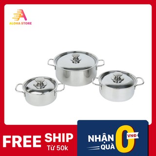 Bộ 3 Nồi Sharp HN5636 Cao Cấp -Phân Phối Chính Thức