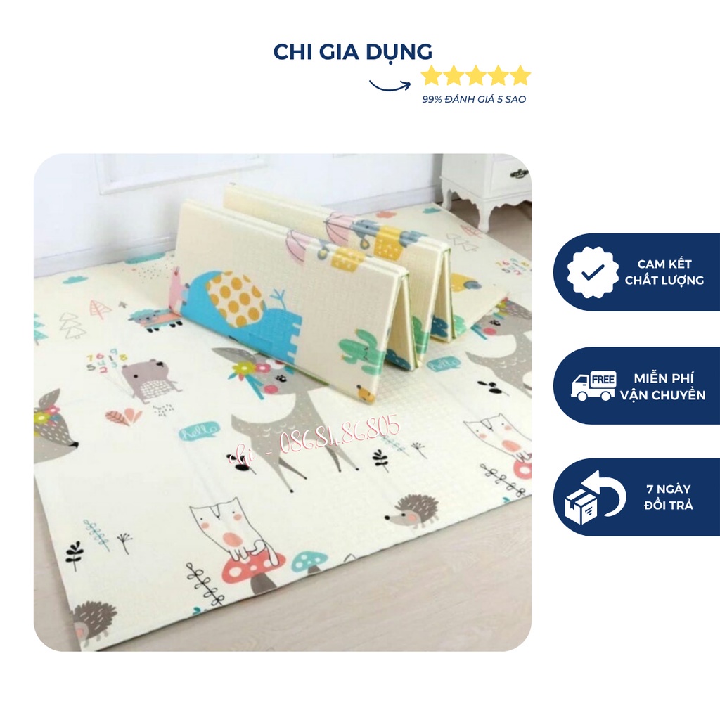 ☼✼▼Thảm xốp xpe phủ silicon, 1,8x2m. nằm chơi cho bé. RẺ, ĐẸP