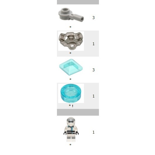 Đồ chơi lắp ráp Iego 891957 Zane foil pack #5 - Nhân vật Zane