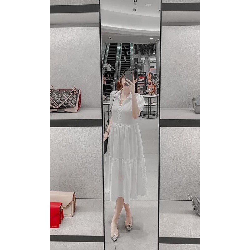 BÁN SỈ VÁY TRẮNG CỔ ĐỨC CHO NỮ