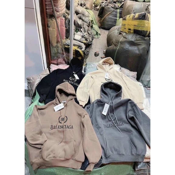 HOODIE NỈ NGOẠI THÊU LOGO