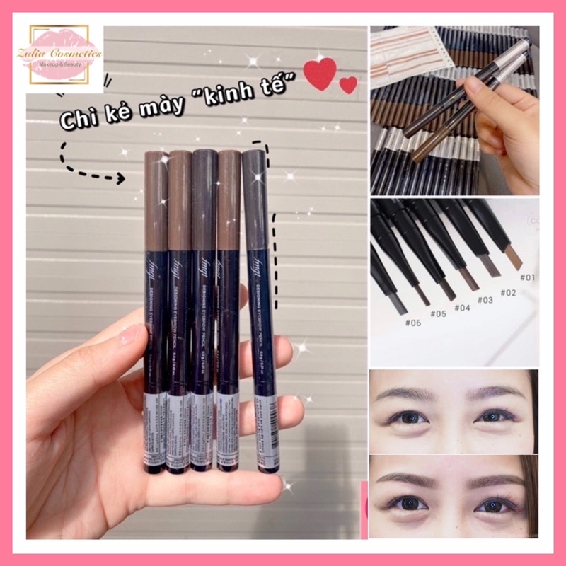 [FREE SHIP] Chì Kẻ Mày 2 Đầu The Face Shop Eye Pencil