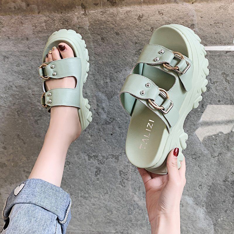 Sandal Đế Bằng Thiết Kế Mới Thời Trang Dành Cho Mùa Hè