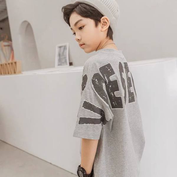 Áo Thun Tay Ngắn In Chữ Trẻ Trung Cho Bé Trai 2022