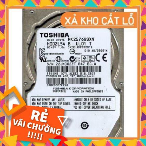 [freeship-hàng chính hãng ] Xả kho giá rẻ nhất Hồ Chí Minh ổ cứng laptop hdd 500gb sức khỏe 100% tốt.