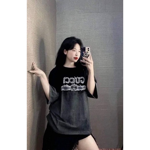 áo phông loang hot in thương hiệu form rộng dấu quần ảnh thật ở cuối