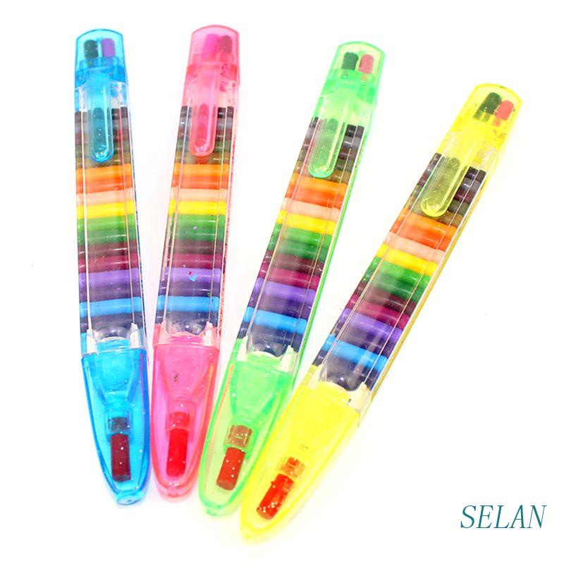 Set 2 Bút Chì Màu 20 Màu Dành Cho Trẻ Em Vẽ Tranh DIY