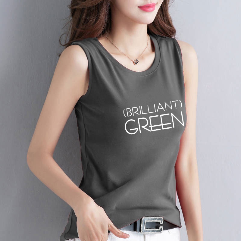 Áo thun 3 lỗ nữ GREEN vải cotton co giãn 4 chiều mặc đẹp thoải mái, tôn dáng phong cách Hàn Quốc-SALLY-SN122