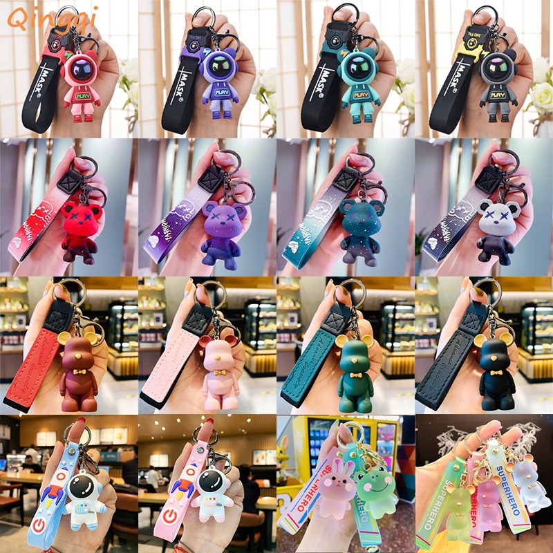 Móc khóa MISS ZOE hình gấu tia chớp 50 kiểu dễ thương